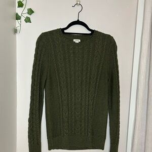 L.L. Bean Women’s Forest Green Crewneck Sweater
